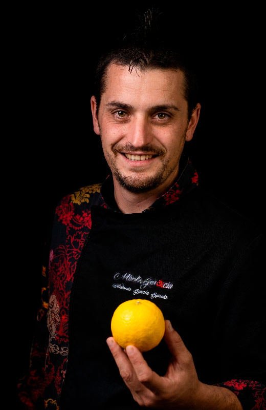 Antonio García — ingredientes naturales y técnica de vanguardia